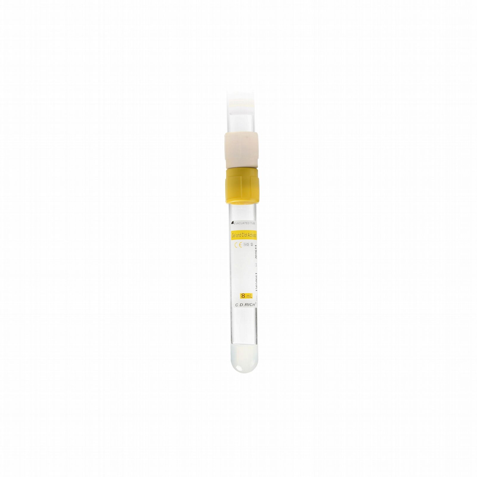 Gel&Clot Activator Tubes Evacuated Blood Collection Serum Tube, Test Tube for Bl 2