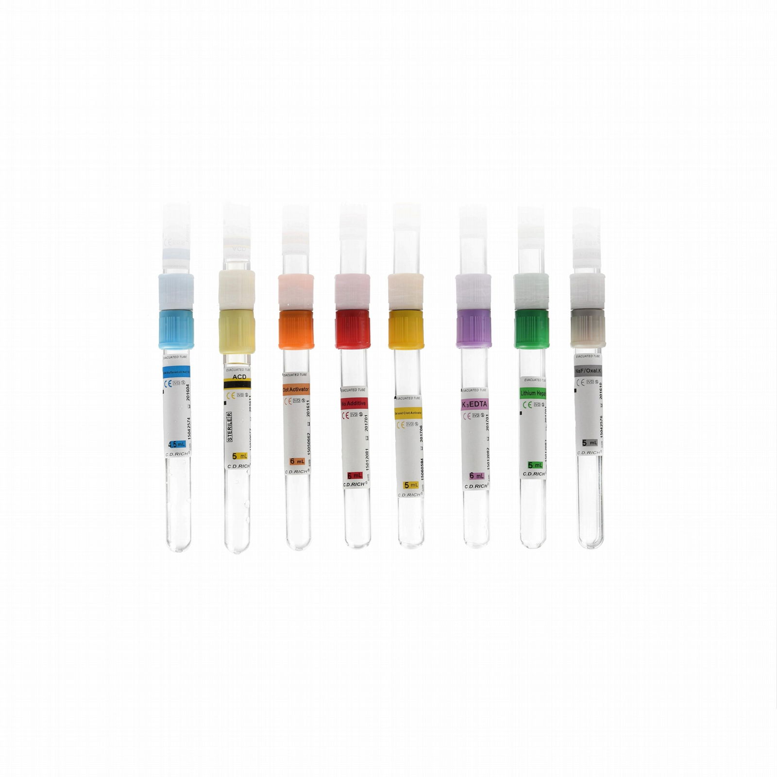 Heparin Plasma Tubes Evacuated Blood Collection Sodium Heparin/Lithium Heparin T 4