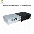 Custom Made BMS LiFePO4 Lithium Battery-MPPT Controller-AC Charger for Vehicle