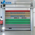 Hard fast rolling shutter door