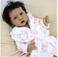 55cm dark black Reborn doll