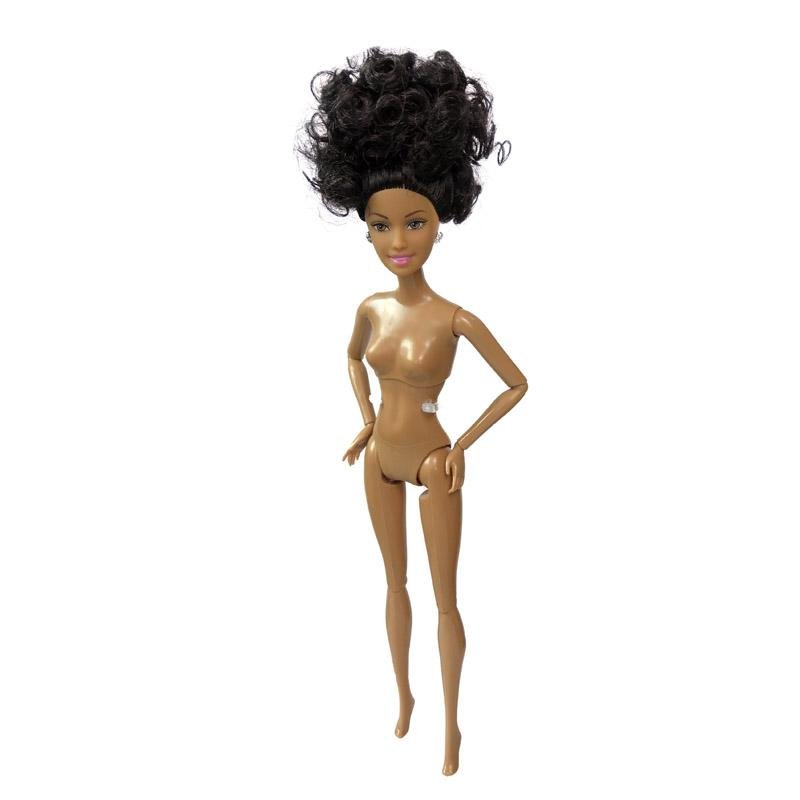 12inch Black Naked Barbie 4