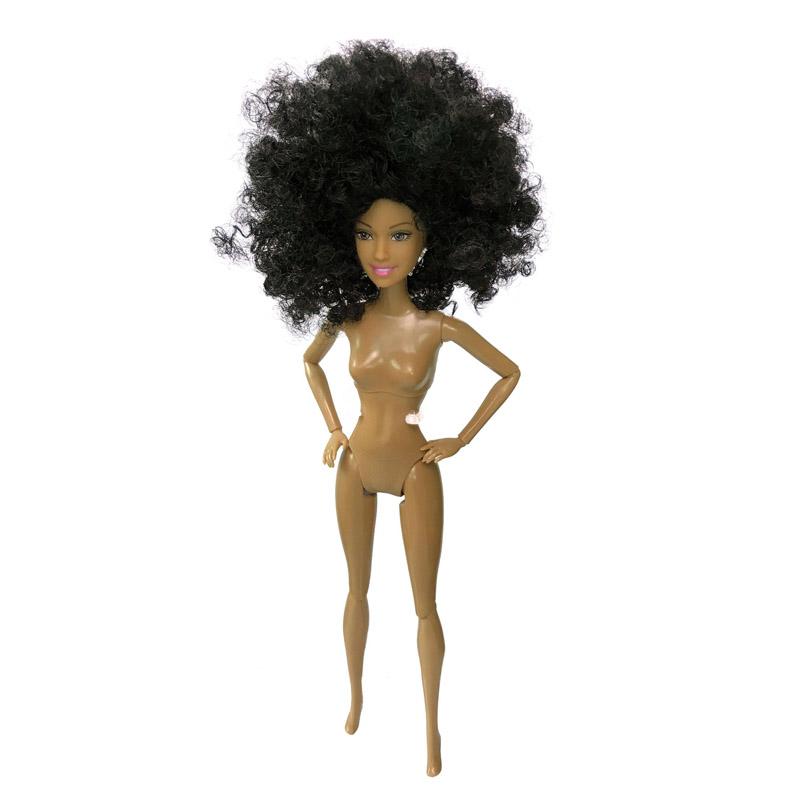 12inch Black Naked Barbie 5