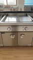 stainless steel electric  or gas  griddle range  1