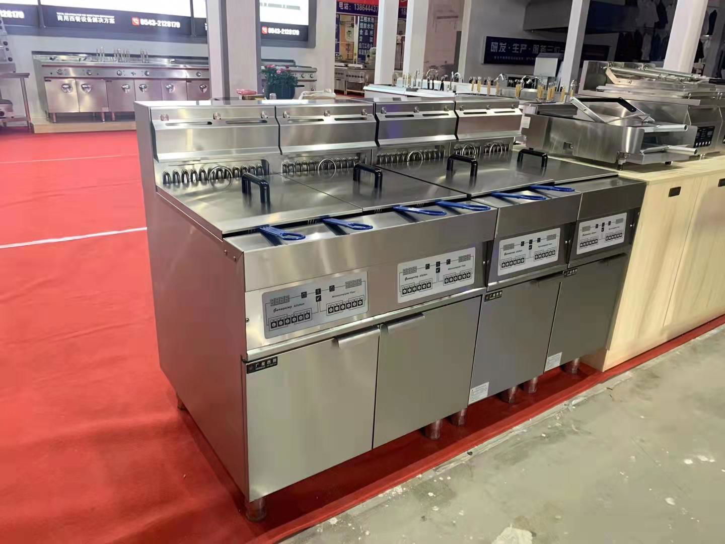 stainless steel desktop fryers and  gas  deep fryers  2