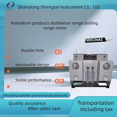 ASTM D86 petroleum product distillation apparatus (double holes)