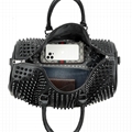 Male large capacity punk style travel bag