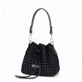 Nylon woven bucket bag