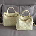 Genuine leather woven bag 2