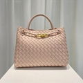 Genuine leather woven bag 14