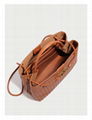 Fashion vegan leather female basket bag