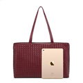 Female large woven tote bag 13