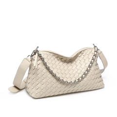 Fashion design woven chain bag