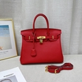 Genuine leather classic Birkin bag stock for sale 9