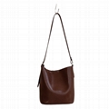 Soft cowhide bucket bag 5