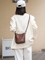 Soft cowhide bucket bag 9