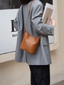 Soft cowhide bucket bag 13