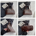 Lady's vegan leather shell bag