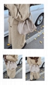 Female large capacity drawstring bucket bag 16