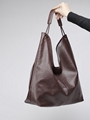 2025 new design vegetable tanned leather tote bag