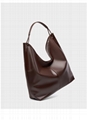 2025 new design vegetable tanned leather tote bag