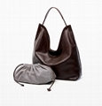 2025 new design vegetable tanned leather tote bag