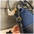 Female denim handbag pillow bag 11