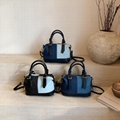Female denim handbag pillow bag