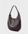 High quality crescent-shaped leather bag