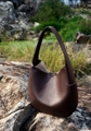 High quality crescent-shaped leather bag 9