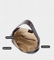 High quality crescent-shaped leather bag 20