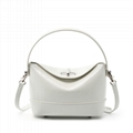 Female leather crossbody handbag