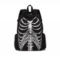Unisex canvas hooded backpack