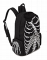Unisex canvas hooded backpack