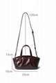 Female small leather handbag