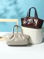 Female small leather handbag