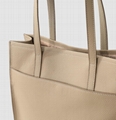 Female genuine leather shoulder tote bag