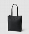 Female genuine leather shoulder tote bag