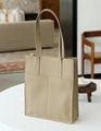 Female genuine leather shoulder tote bag