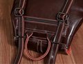 Female oil wax leather backpack