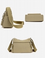 Female waterproof nylon square bag 16