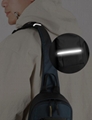 Men's fashionable chest bag single shoulder bag 13