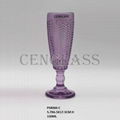 Glass Cup Spray Color Glass Champagne