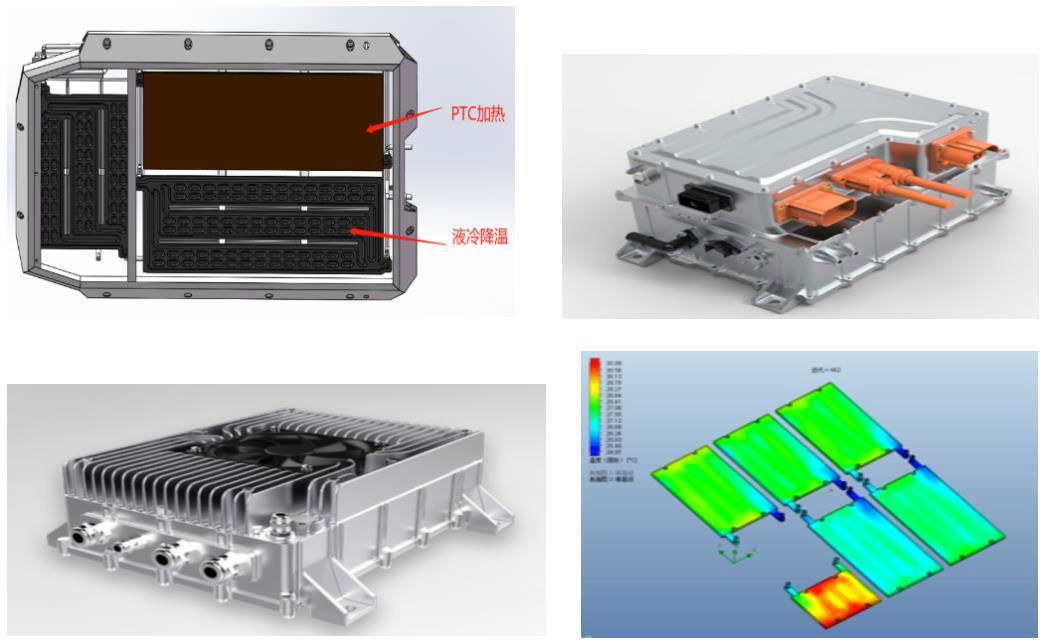 东吉散热器新能源汽车IGBT模组散热器 自动驾驶域控制器 3