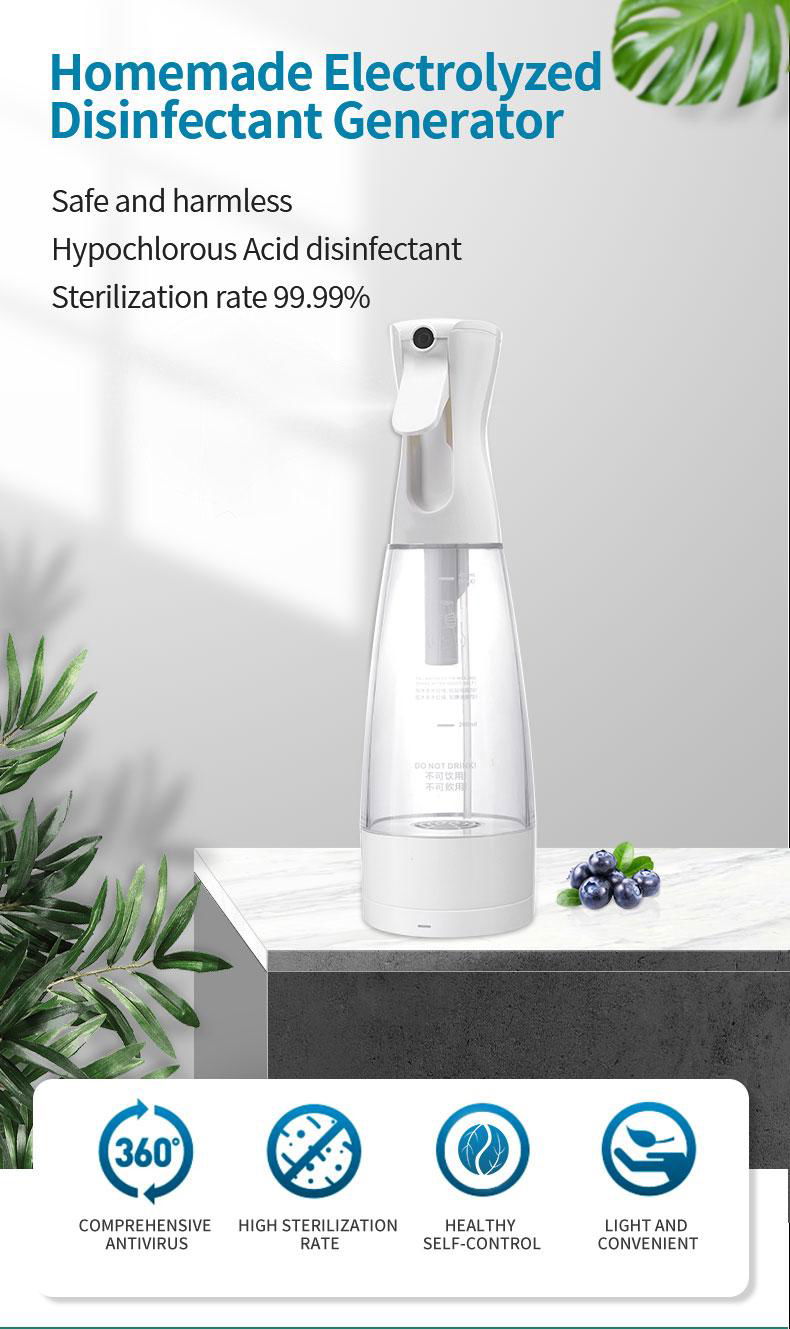 Disinfection spray bottle personal care sterilization FQB610 HCAT