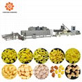 Puffed Corn stick snack cheese ball corncobs food making machine extruder line 1