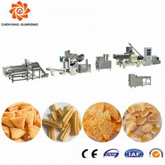 Fried Bugles Doritos Prawn Snack Chips Shrimp Crackers Making machine