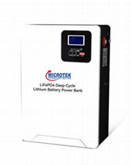 WALL-MOUNTED LIFEPO4 DEEP CYCLE BATTERY