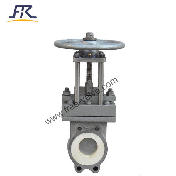  Ceramic lined Knife Gate Valve