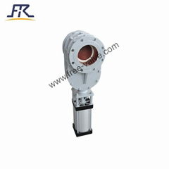 Pneumatic Ceramic Lined Twin Disc Gate Valve 